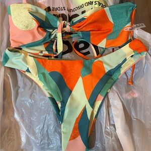 Colorful Abstract Bikini Set